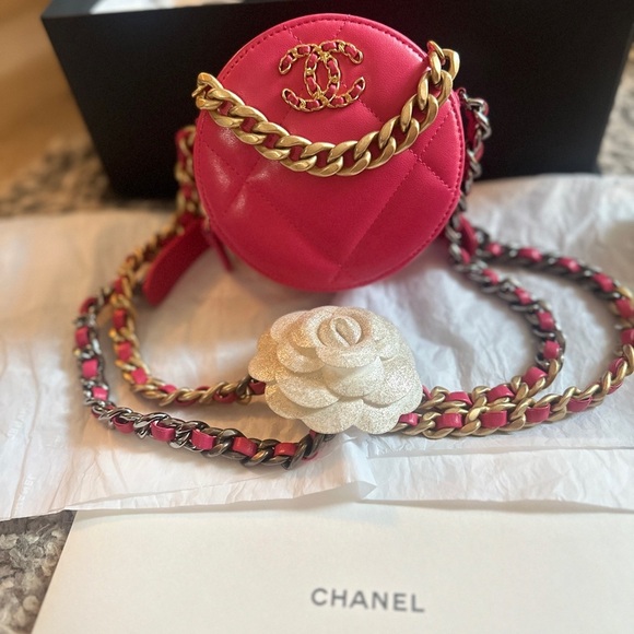 CHANEL PINK ROUND 19 - Picture 4 of 16